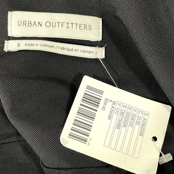 Urban Outfitters Size 6 Skater Dress NEW Coquette Whimsigoth Dark Fairy Black - Picture 7 of 16